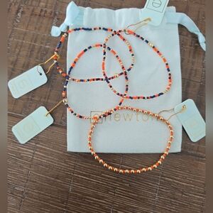 Enewton Bright Orange-navy Bundle Nwt